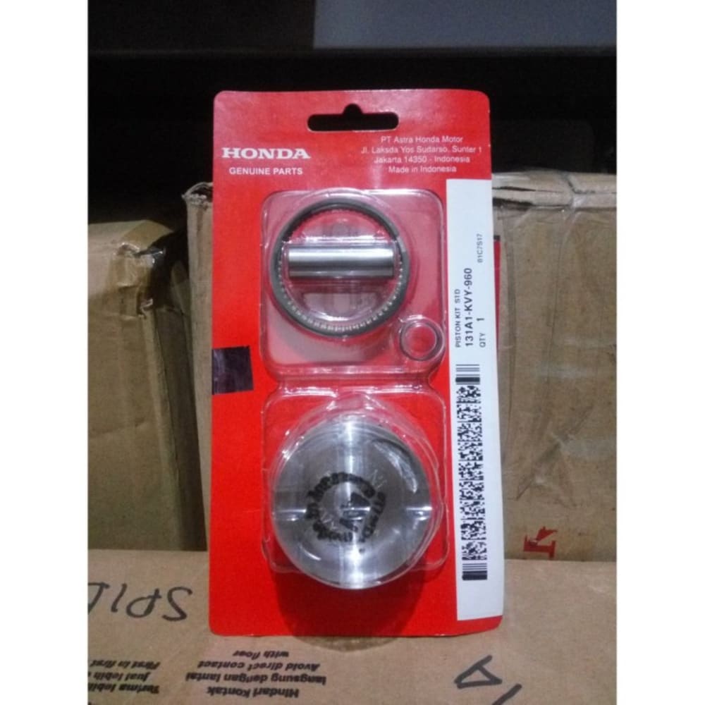 Piston Kit Seher Set STD - Beat Spacy Scoopy Karbu Asli Honda 131A1KVY960