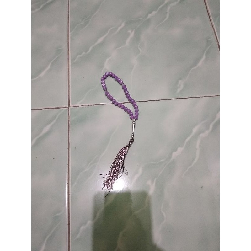 tasbih butir bahan akrilik