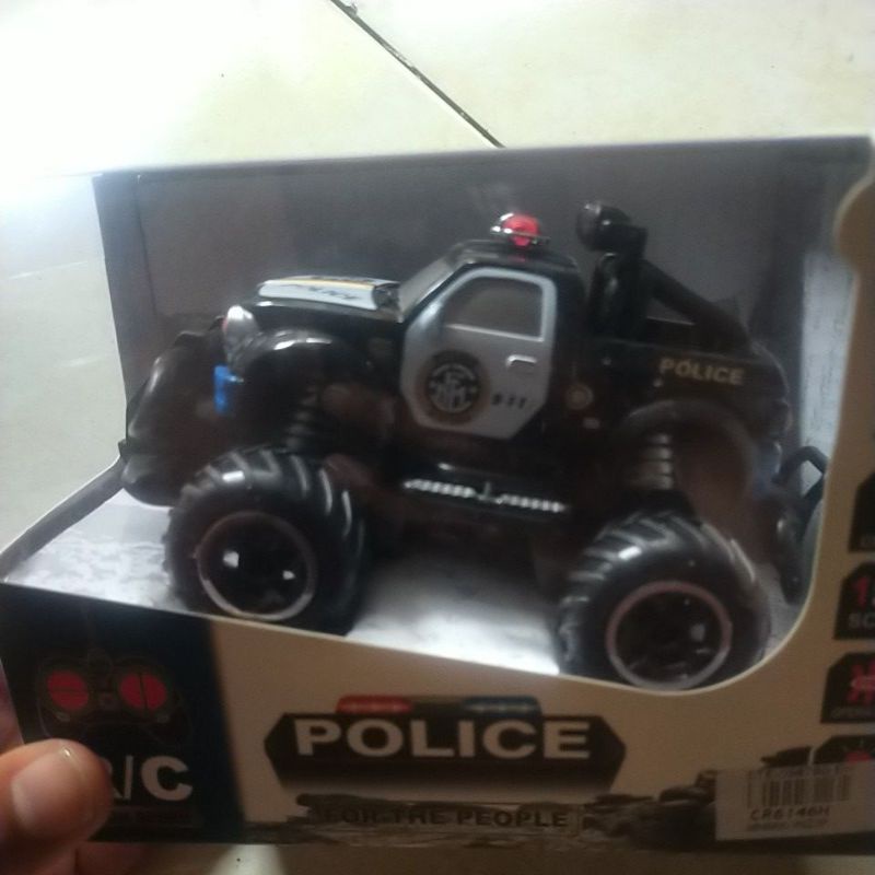 Mobil remot jeep militer mini jip polisi jep police