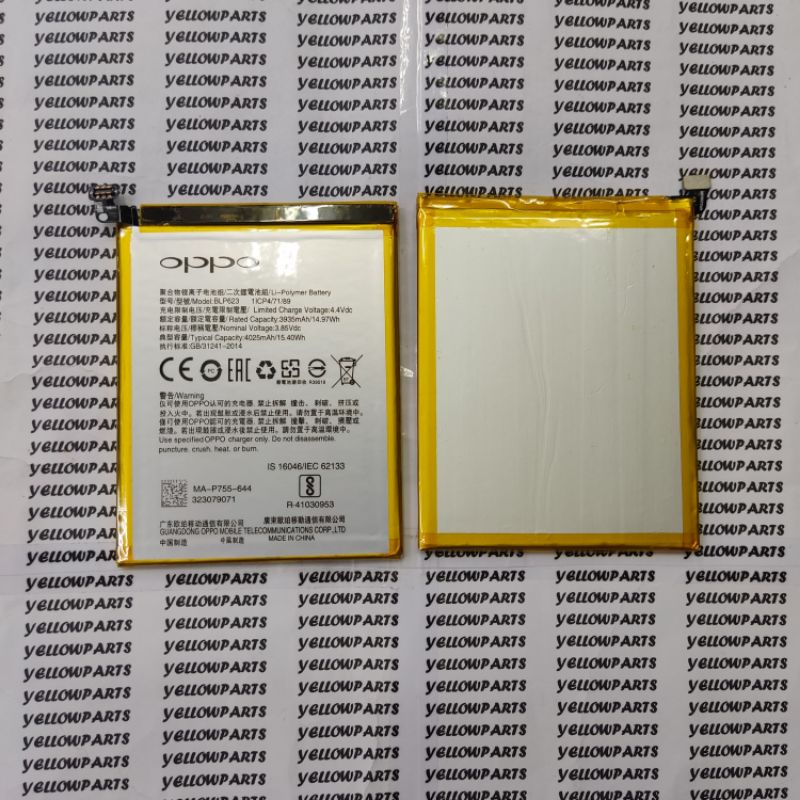 BAT BATTERY BATERAI BATRE OPPO BLP623 F3 PLUS ORIGINAL