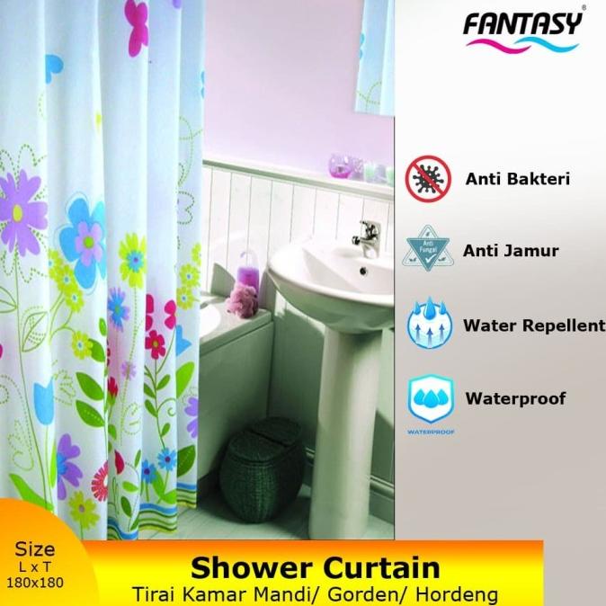 Tirai Kamar Mandi Nemo Shower Curtain Gordyn Pembatas Kamar Mandi