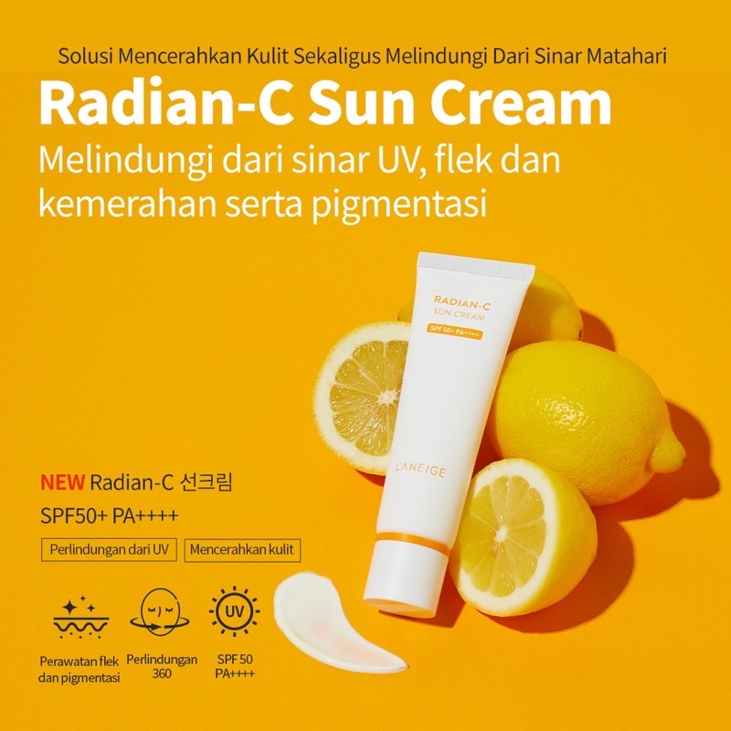 Laneige Radian C Sun Cream 50ml SPF50+ PA+++