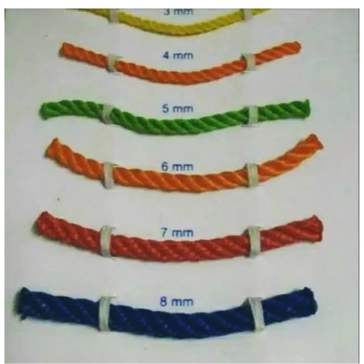 Tali Tambang Plastik/Nylon | 4 | 5 | 6 | 7 | 8 | 9  mm harga per 1 meter