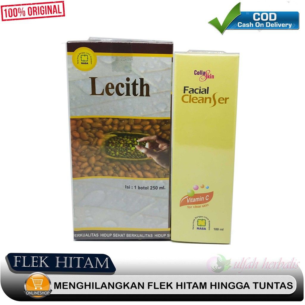 PAKET PENGHILANG FLEK HITAM / JERAWAT / LECITHIN - COLLASKIN NASA