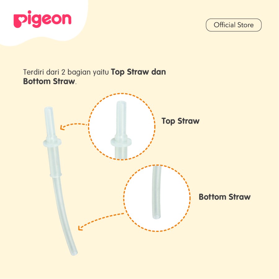 Pigeon Magmag / Petite Spare straw NEW 1pc