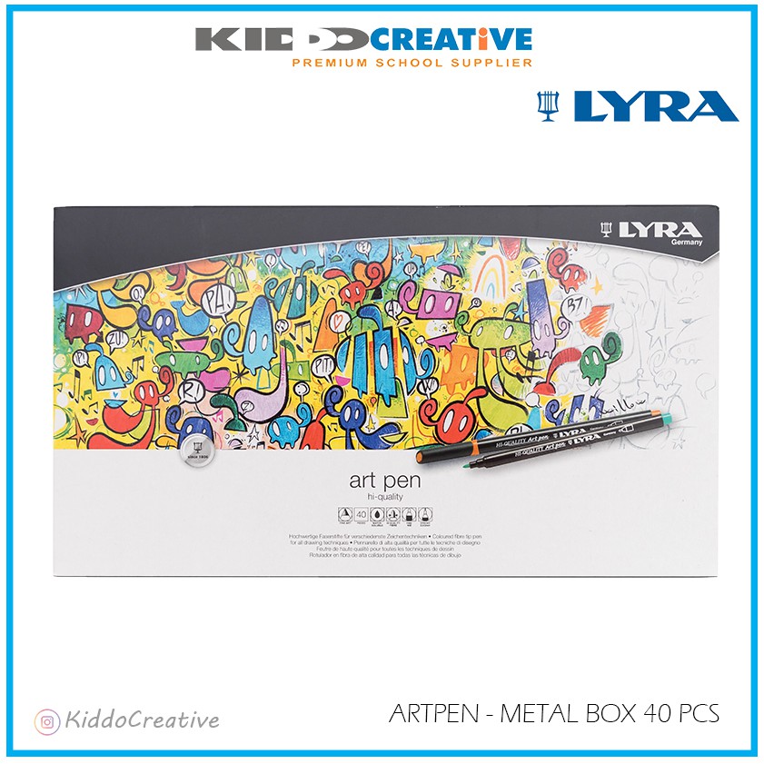 

LYRA ARTPEN METAL BOX 40 PCS