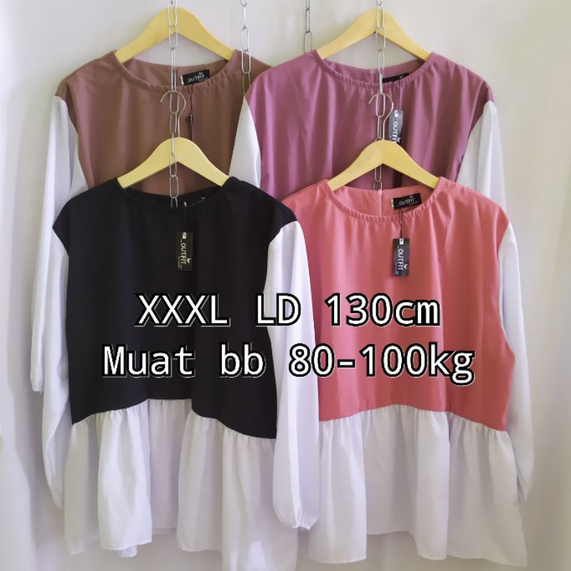 BLOUSE JUMBO/KEYLA BLOUSE/ATASAN JUMBO LD 130/LD 120