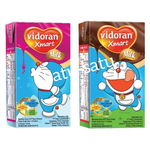 

Vidoran Xmart kids Susu UHT 115ml All variant