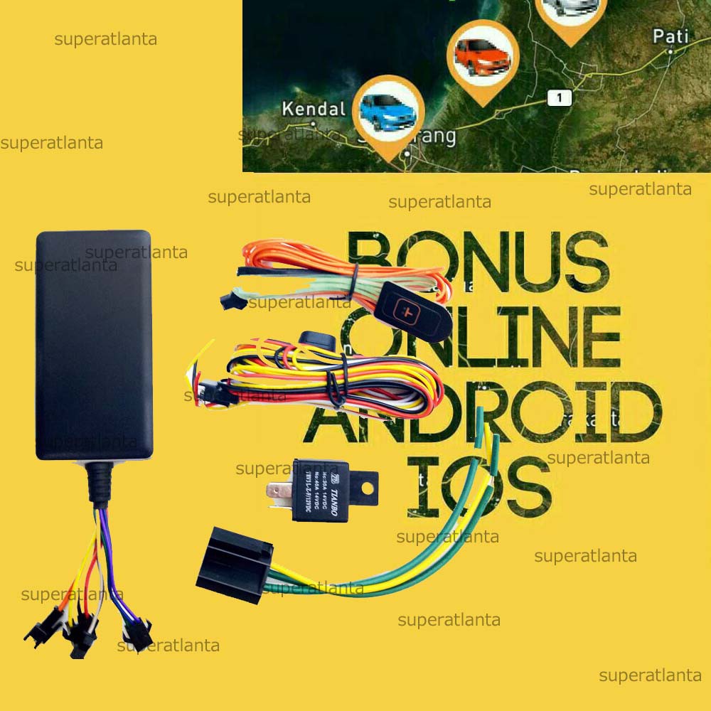 GPS Tracker Mobil GT06N pelacak alarm mobil motor bonus online aplikasi android phone