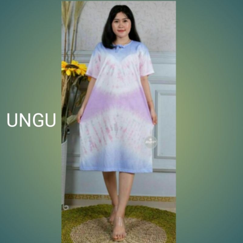 Baju Wanita Kekinian Daster Murah Pakaian Perempuan Remaja Ukuran Dewasa Lengan Pendek Bahan Kaos Motif Abstrak Harga Grosir Bisa COD