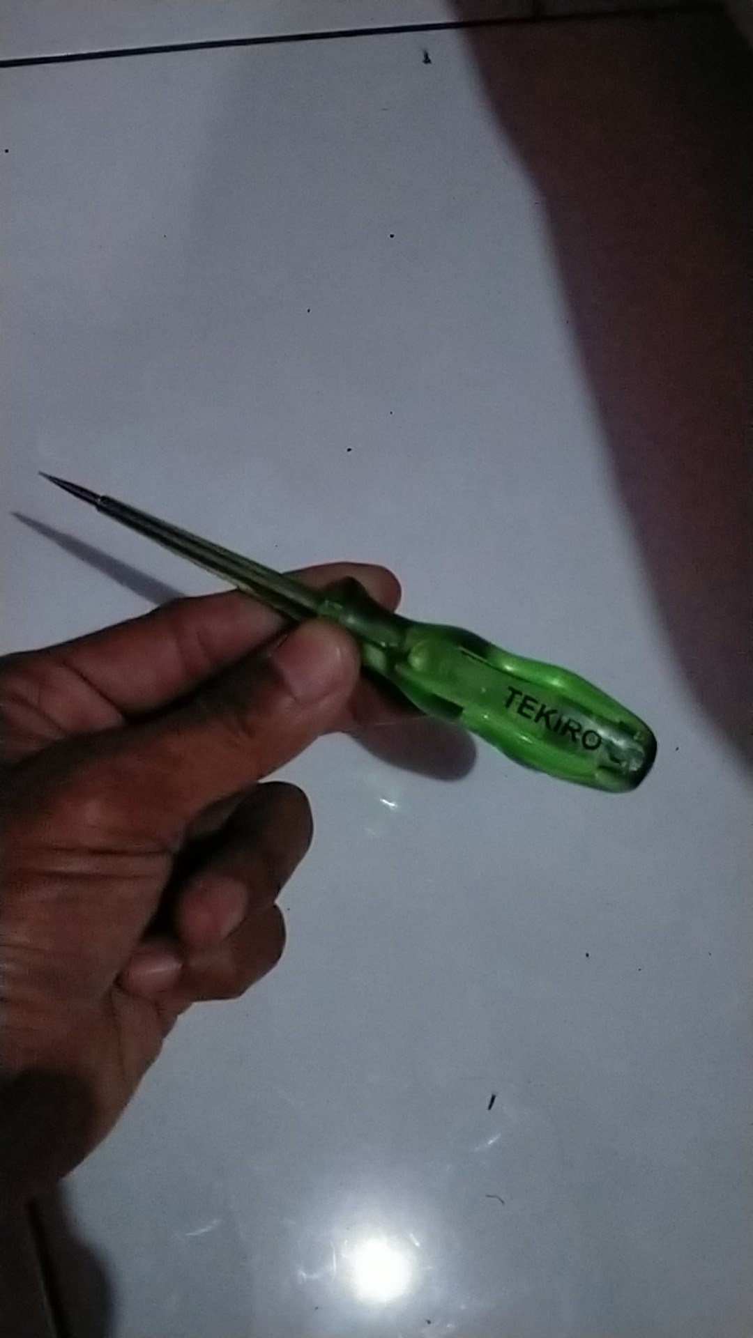 Tekiro Obeng Testpen Listrik Ac Tespen Minus 105-250 Volt Ac Tester