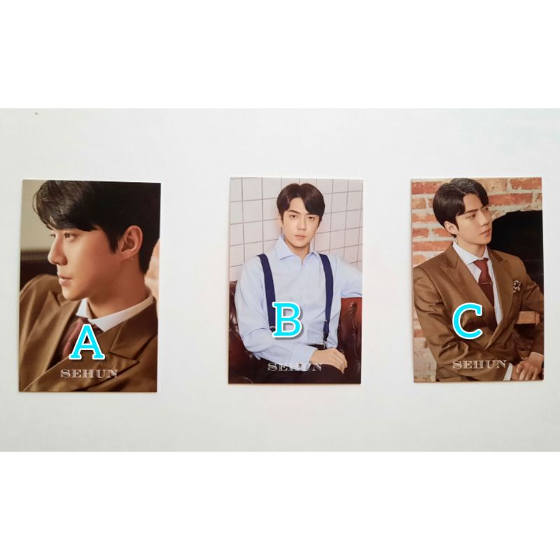 OFFICIAL PHOTOCARD SEHUN EXO SEASON GREETING 2020