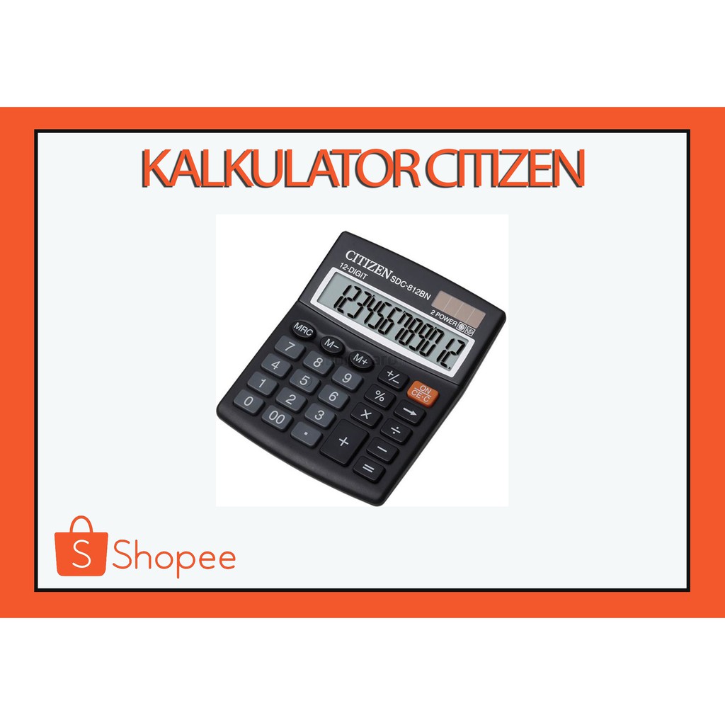 

Citizen Calculator SDC-812 Black