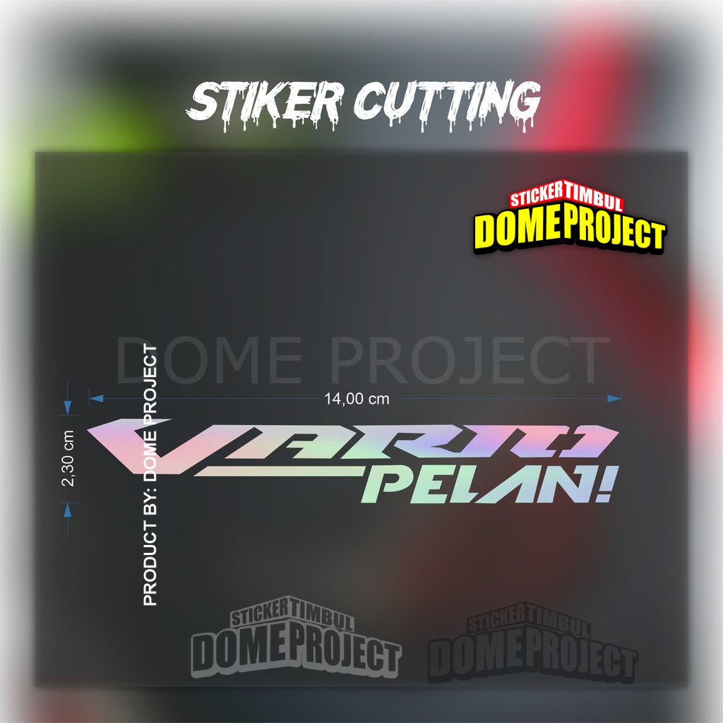 Stiker Vario Pelan Stiker Cutting Motor