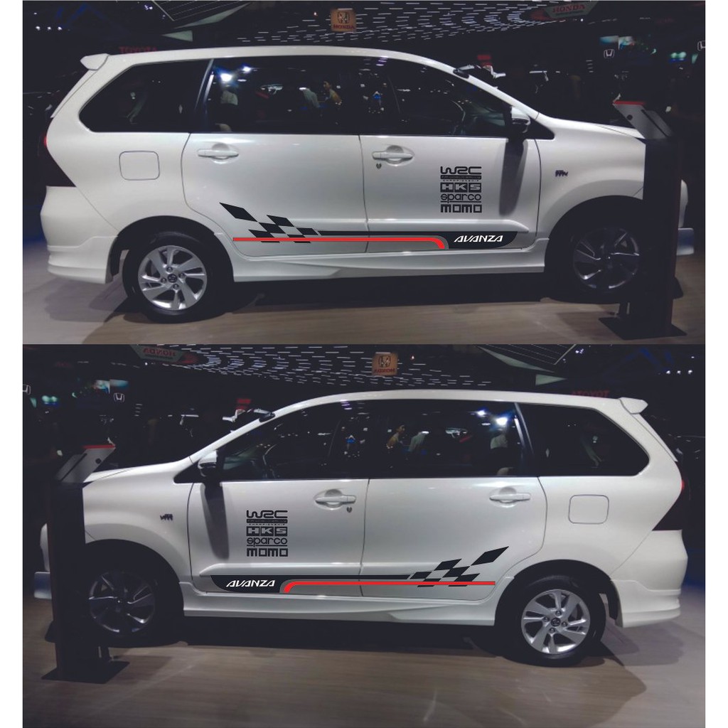 Promo Terlaris Stiker Mobil Cutting Stiker Avanza Striping Avanza