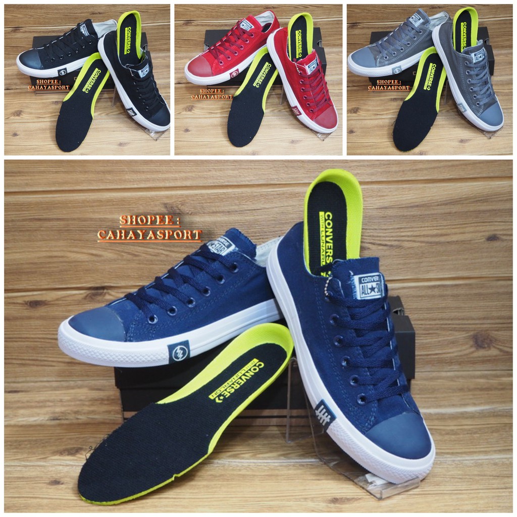 Sepatu Converse All Star Chuck Taylor X Undefeated low CT 2 pabrikan dijamin awet 37 s/d 43