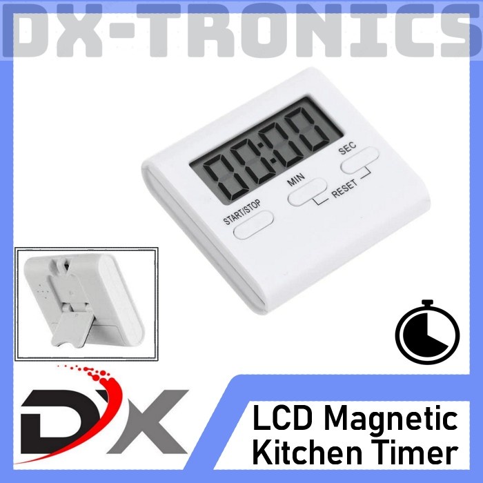 Timer Masak Digital Kitchen Timer Magnetic LCD - waktu masak