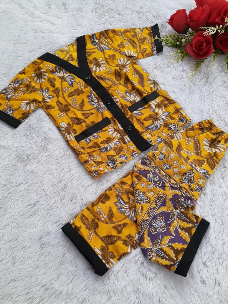 Batik Piyama Anak Kekinian Produksi Sendiri ➡️➡️bisa Cod