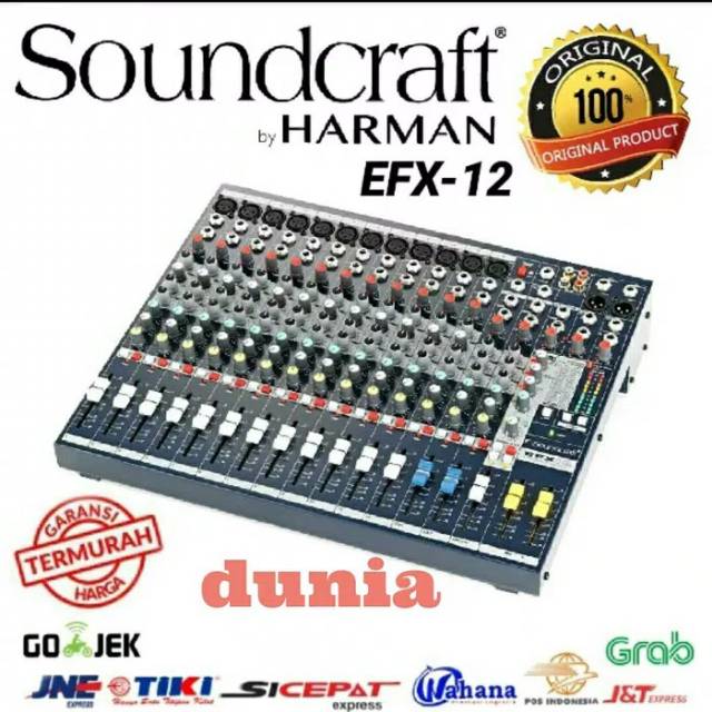 Mixer Soundcraft EFX 12 Original - 12 Channel