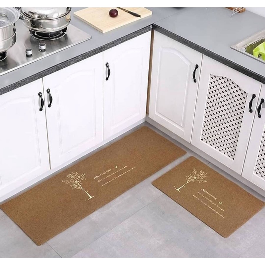 Kitchen Floor Mat Large 40*120 cm / Keset Rumah Kaki Dapur Pintu Kamar Anti Selip