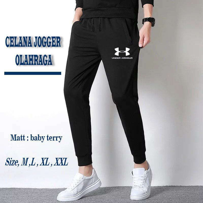 Celana Joger Panjang Trening Clana Jogger Training Pria Wanita allsize