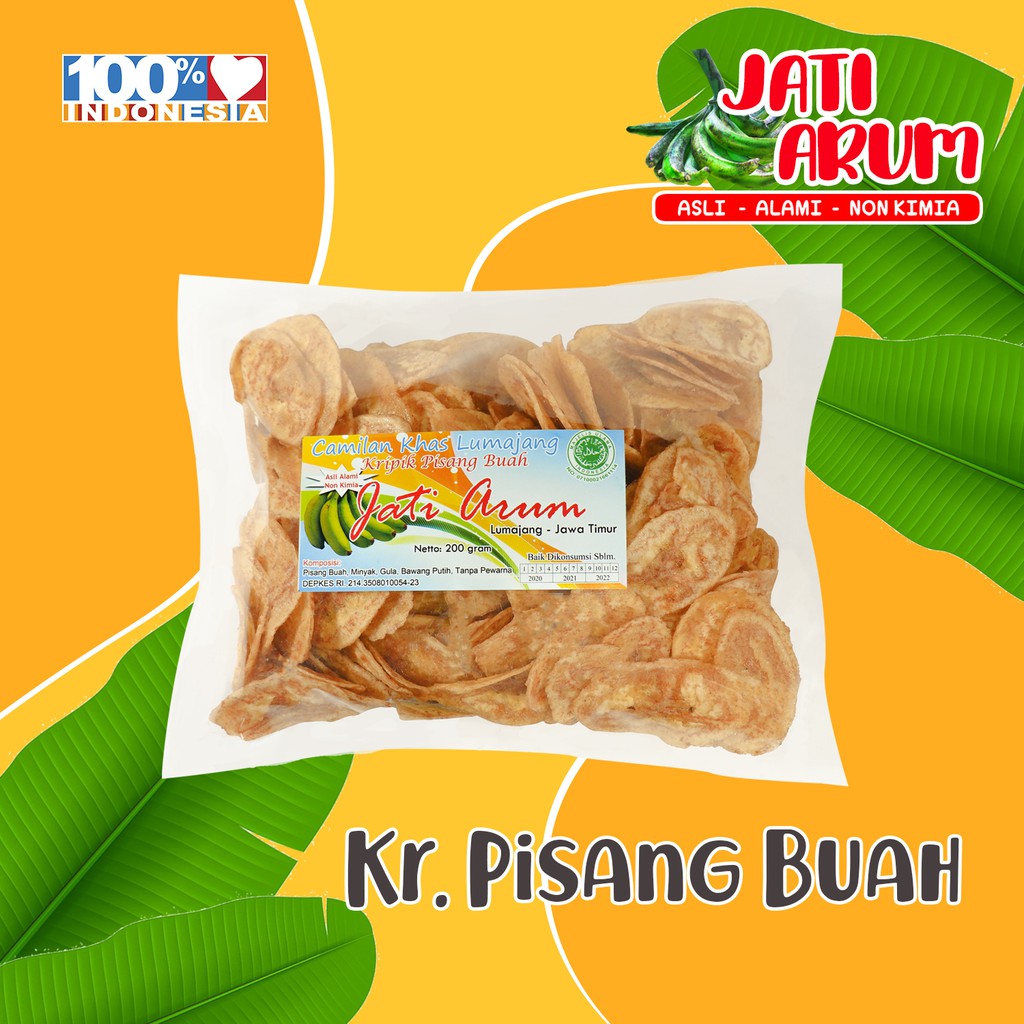 

Keripik Pisang Buah JATI ARUM