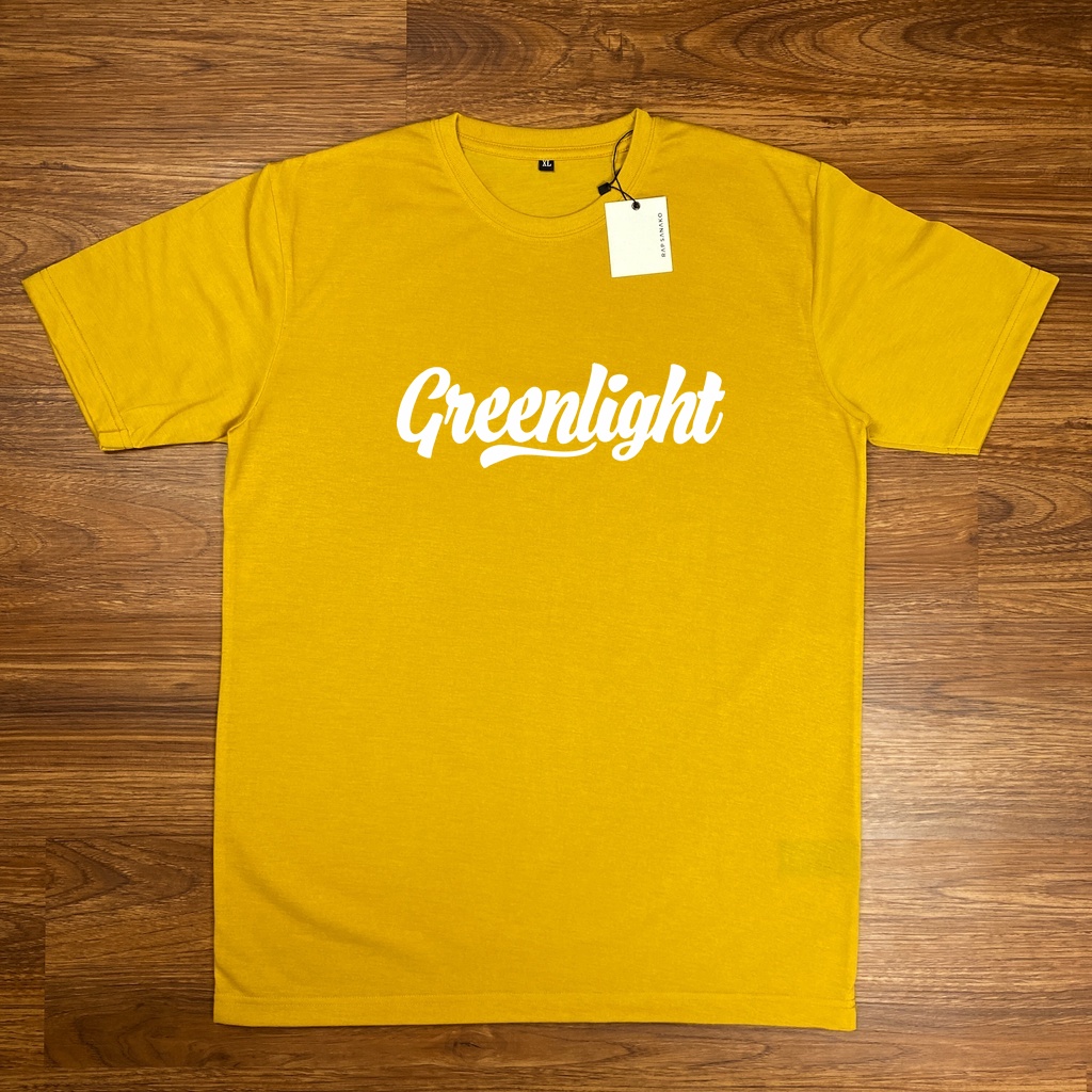 BAJU KAOS PRIA GREENLIGHT T-SHIRT TERLARIS TERBARU LENGAN PENDEK GRENLET