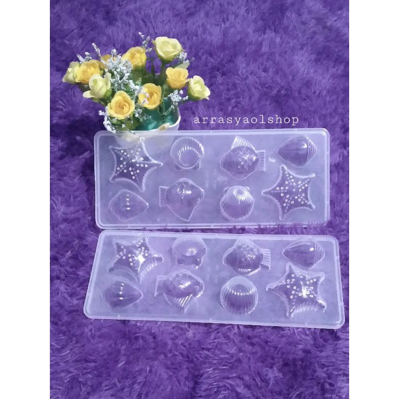 cetakan coklat/cetakan jeli/ cetakan coklat karakter mika tebal