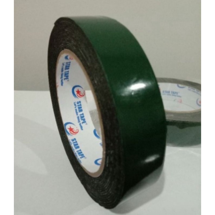 

DOUBLE TAPE FOAM HIJAU 2cm X 5METER