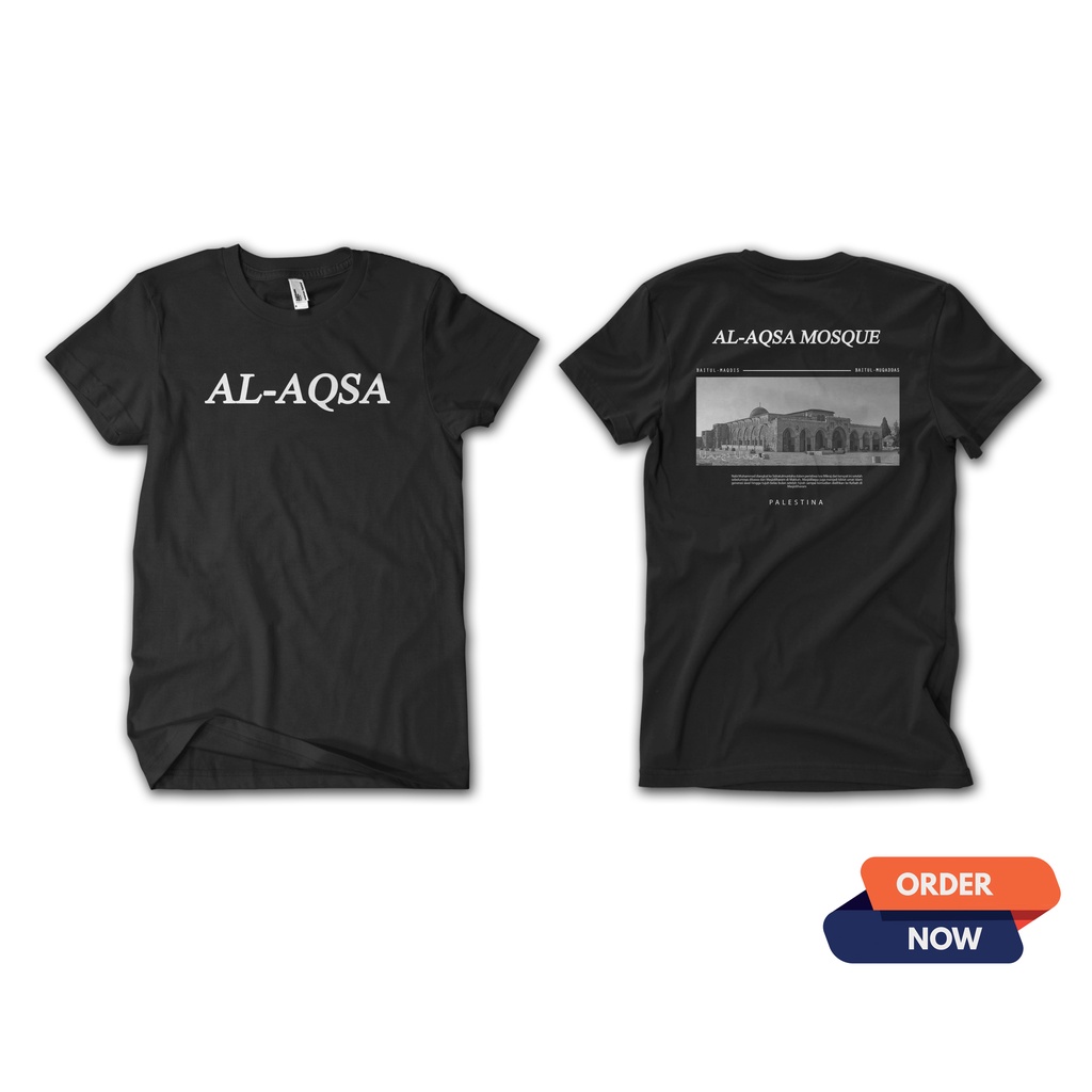 KAOS AL AQSA KAOS BAJU MUSLIM DAKWAH