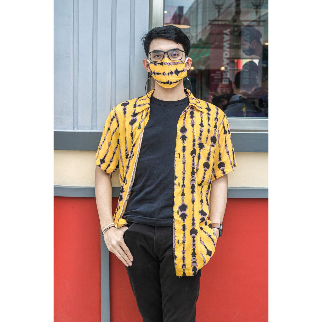 Teman Ringkuk Yellow - Kemeja Atasan Pria // Pandemic Vibes Collection Phase 1