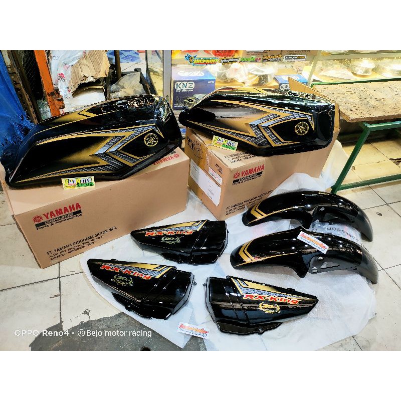 BODY SET RX KING SE 2002 HITAM GOLD ORIGINAL