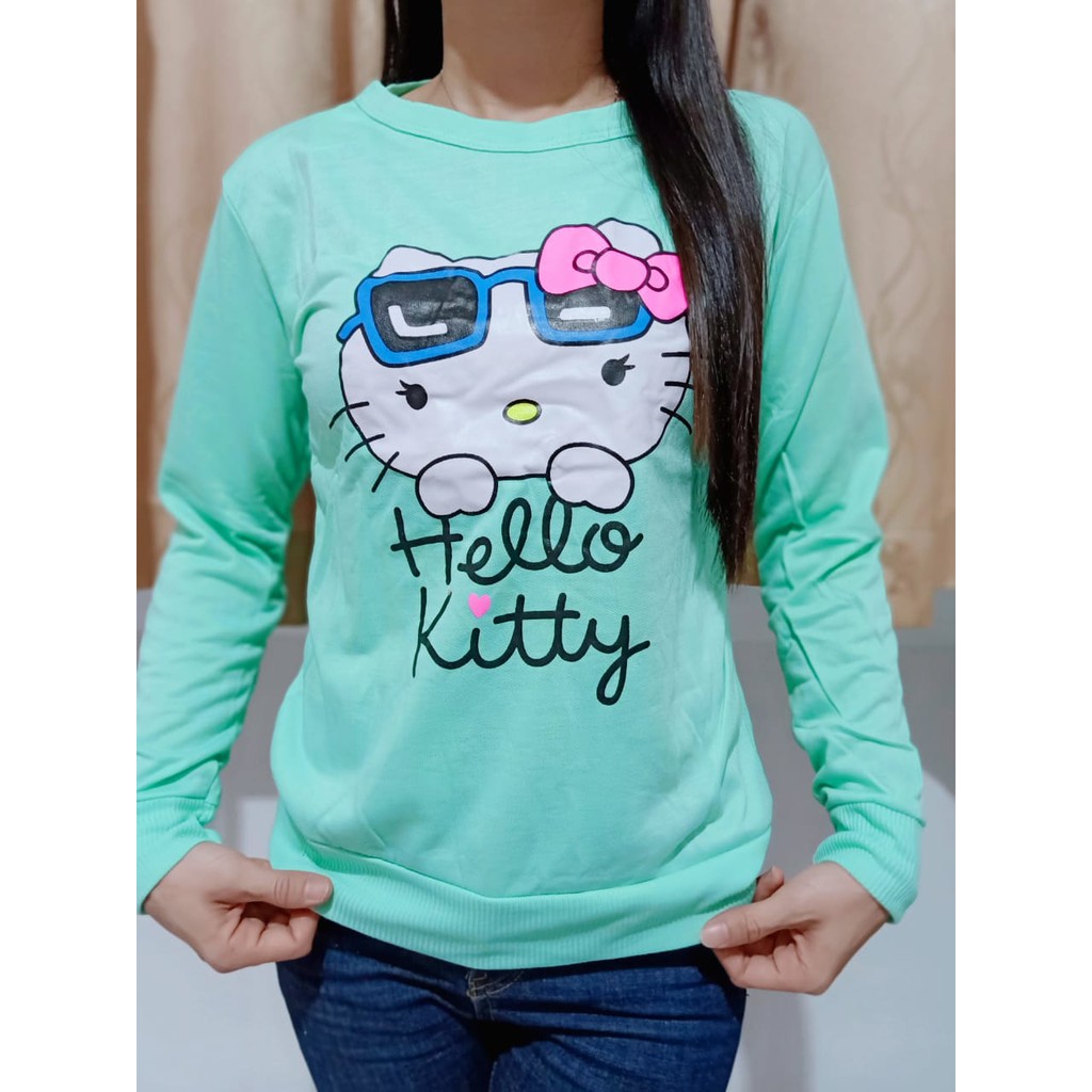 LEANA58 SWEATER WANITA HELLO