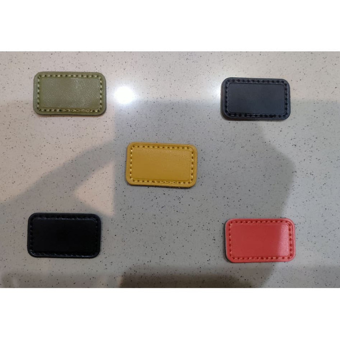 Patch EMBOS Tumi / Patch EMBOS Initial Tumi / Kulit Tumi / Patch Tumi - Hitam