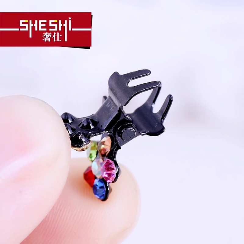 DELUNASHOP HARGA PER 12 PCS JEPIT RAMBUT MINI KECIL JEPIT RAMBUT PERMATA BLING BLING PIN RAMBUT