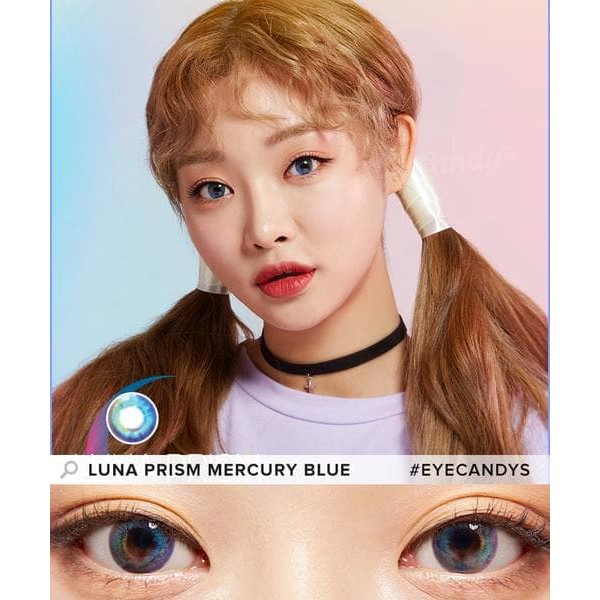 Softlens Sweety Plus ++ Luna Prism Mercury Blue Biru Venus Brown Coklat Gray Grey Mars Pink Bs Minus