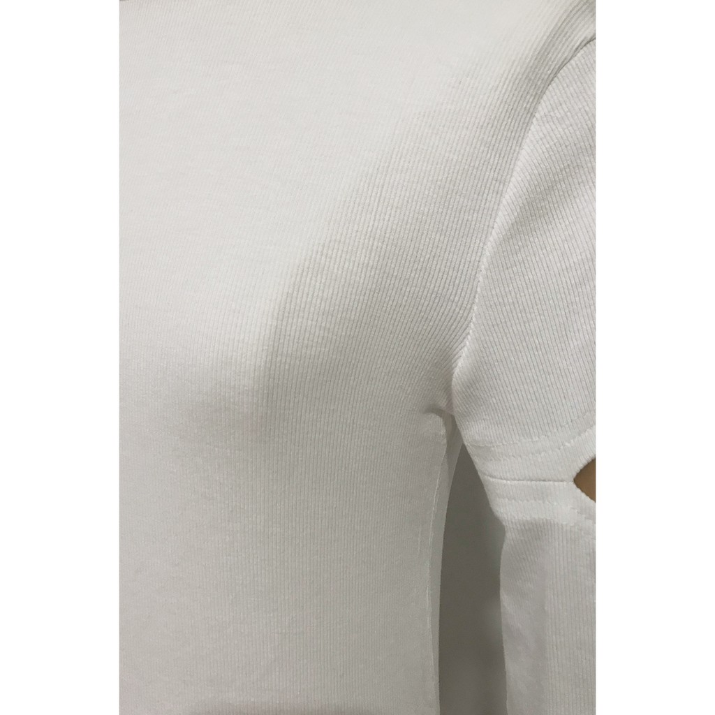 Peach Poppy Alexa Top - Atasan Wanita Basic Fit Body Rajut Lengan Panjang All Size