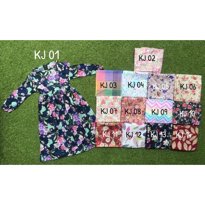MUSLIMAH"Gamis Katun Jepang Anak"
