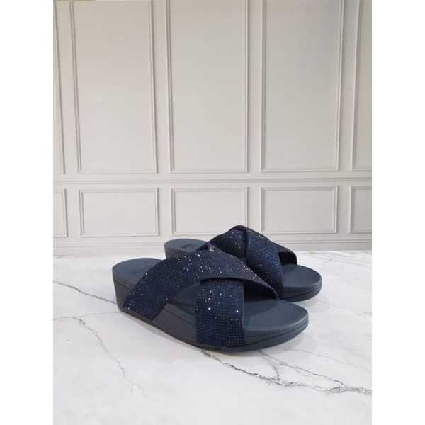 Sandal Fitflop Crystal Slide / Sandal Wanita fitflop