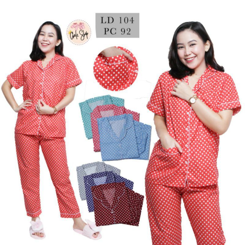 Baju Tidur Piyama Wanita/Cewek CP Motif Bunga