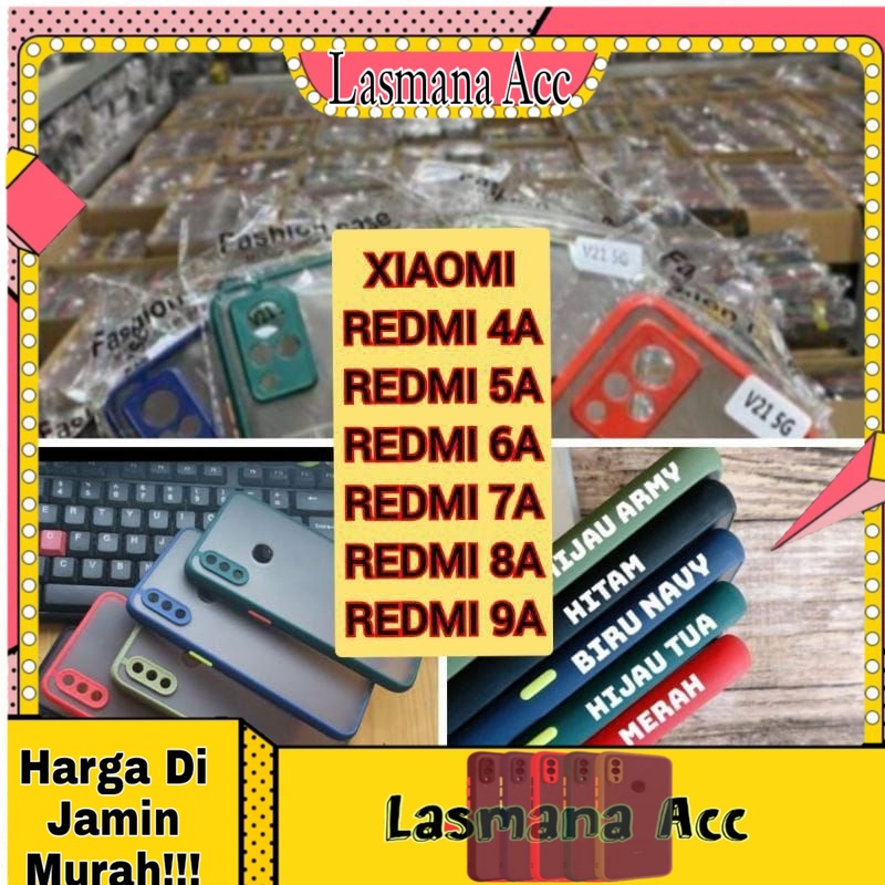 REDY SLIKON CASING HP ORI ADA PELINDUNG CAMERA REDMI 4A /REDMI 5A/REDMI 6A/REDMI 7A/REDMI 8A/REDMI 9