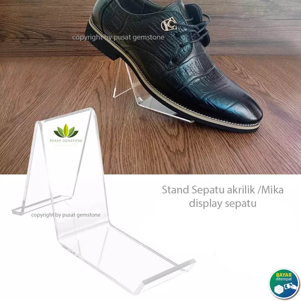 Display Sepatu Akrilik / Mika Display Sepatu