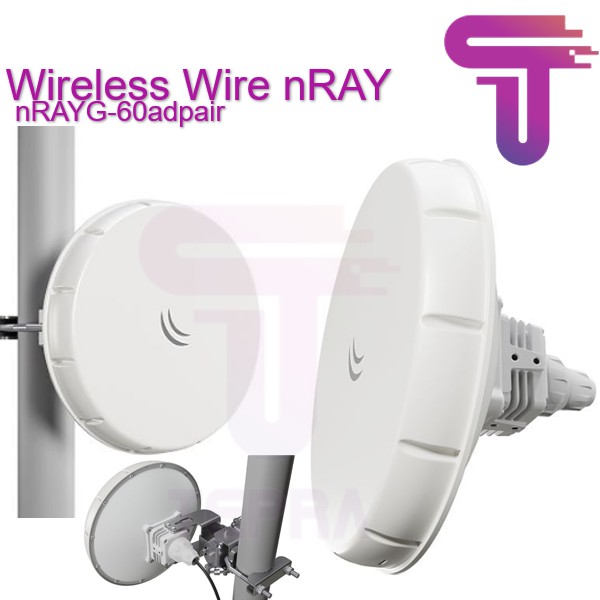 MikroTik Wireless Wire nRAY nRAYG-60adpair 60Ghz PtP