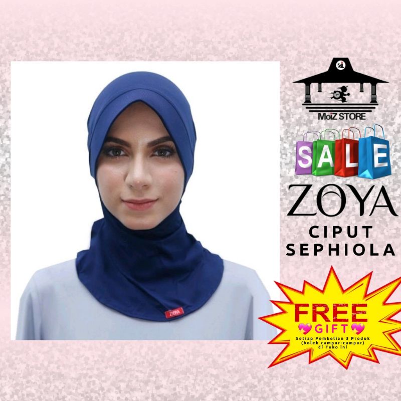 Zoya Ciput Ninja Sephiola Jilbab Hijab Bergo Kerudung Krudung Zoya Instan Instant Langsung Zoya Yang