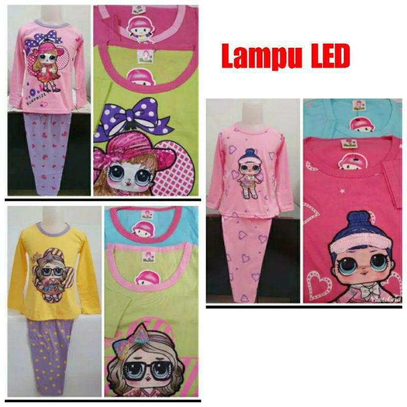 Baju Tidur LOL Lampu LED