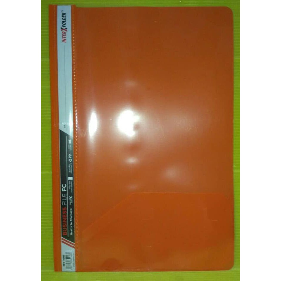 

Termurah Inter X Folder Business File F4 - Orange (Pak 12 Pcs) Offic