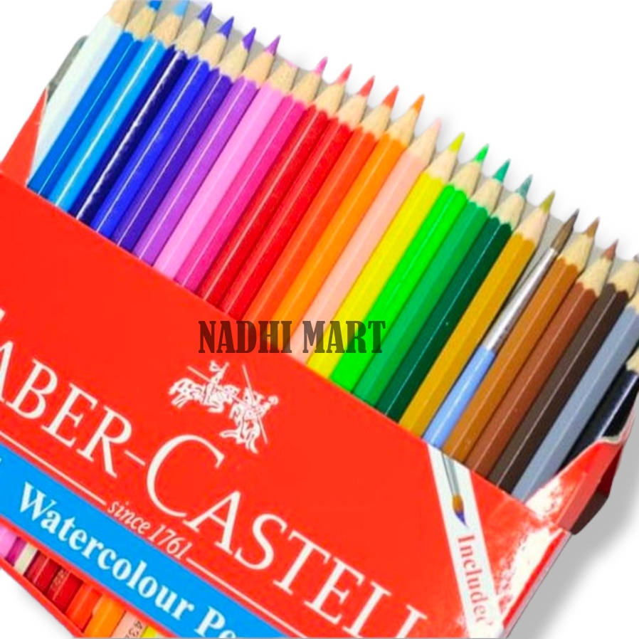 

FABER CASTELL WATERCOLOUR PENSIL WARNA 24 WARNA