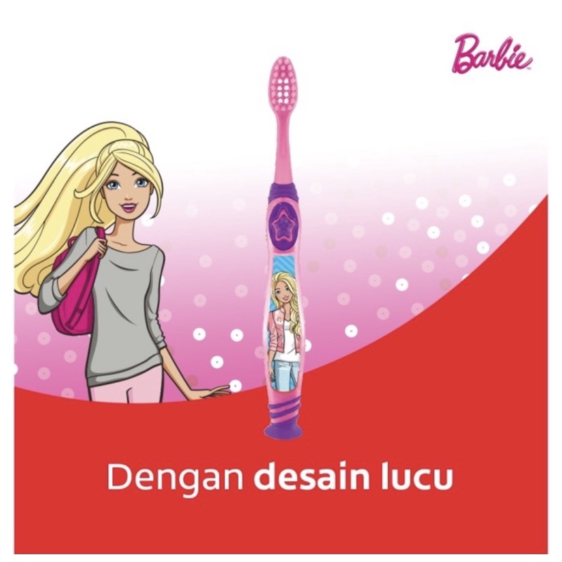 Colgate Sikat Gigi Anak Minion Barbie 2-5th 5-9th Colgate Toothbrush Kids with Suction Silikon Tooth brush