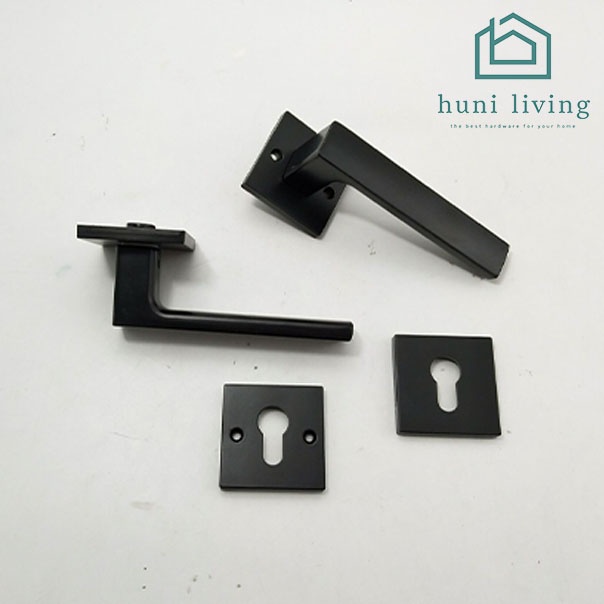 Kunci Pintu Full Handle Set Gagang Pintu Minimalist Black Doff Premium