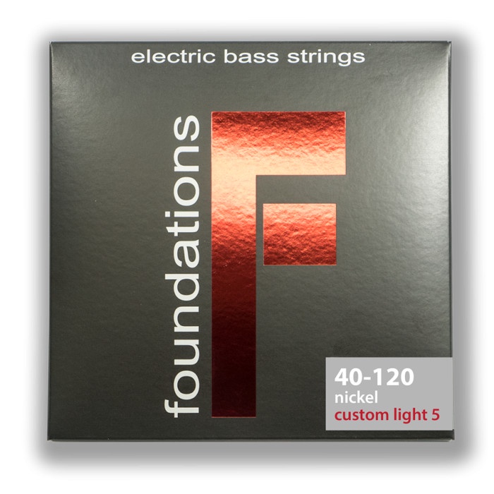 Fn540120L 5-String Custom Light Foundations Nickel Bass Sit String